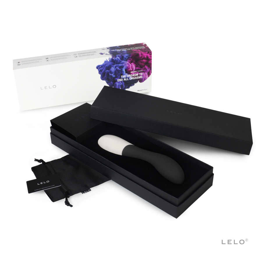 Mona Wave Schwarzer Vibrator 