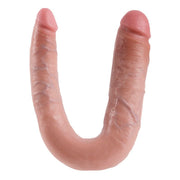 Doppelpenetrationsdildo 17,8 cm Natur