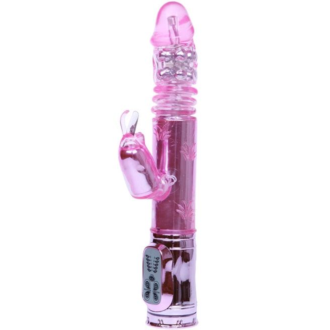 Rosa, pochender Hasen-Krabbelrotator