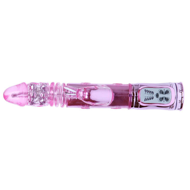 Rosa, pochender Hasen-Krabbelrotator