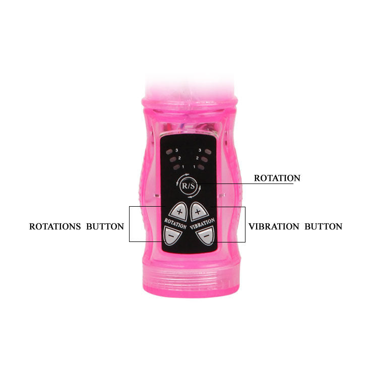 Mini-Rosa-Kaninchenrotator mit Superstimulator
