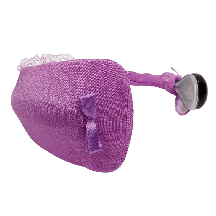 String mit Vibrator mit lila Fernbedienung