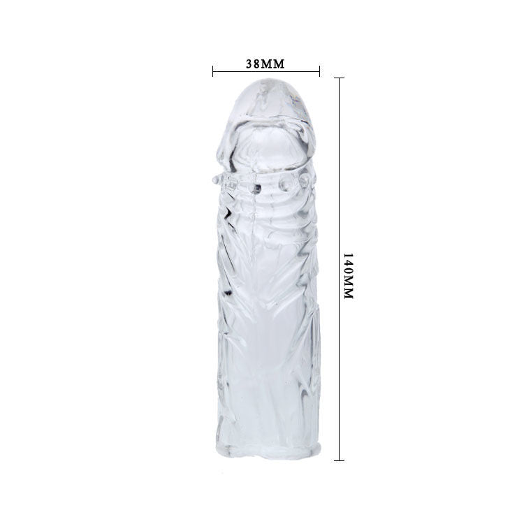 13 cm durchsichtige Penishülle aus Silikon