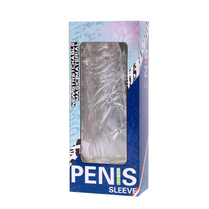 13 cm durchsichtige Penishülle aus Silikon