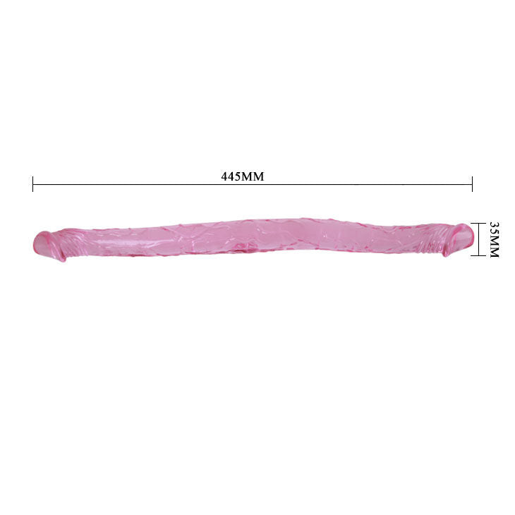 Doppeldildo Flieder 44,5 cm