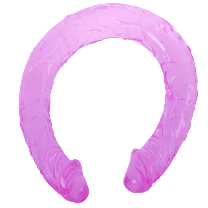 Doppeldildo Flieder 44,5 cm