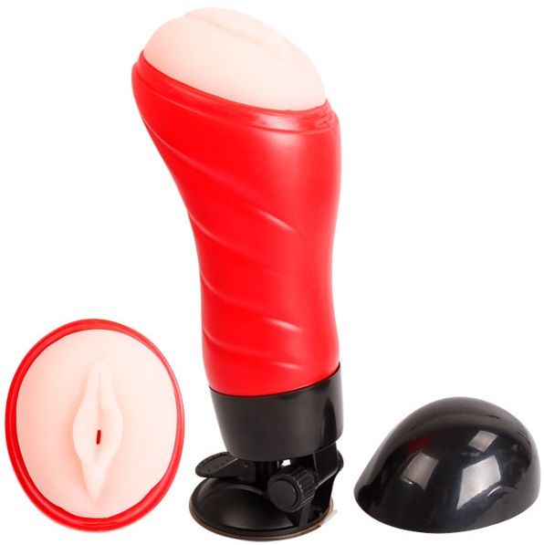 Vagina mit Stimm-Masturbator-Basis