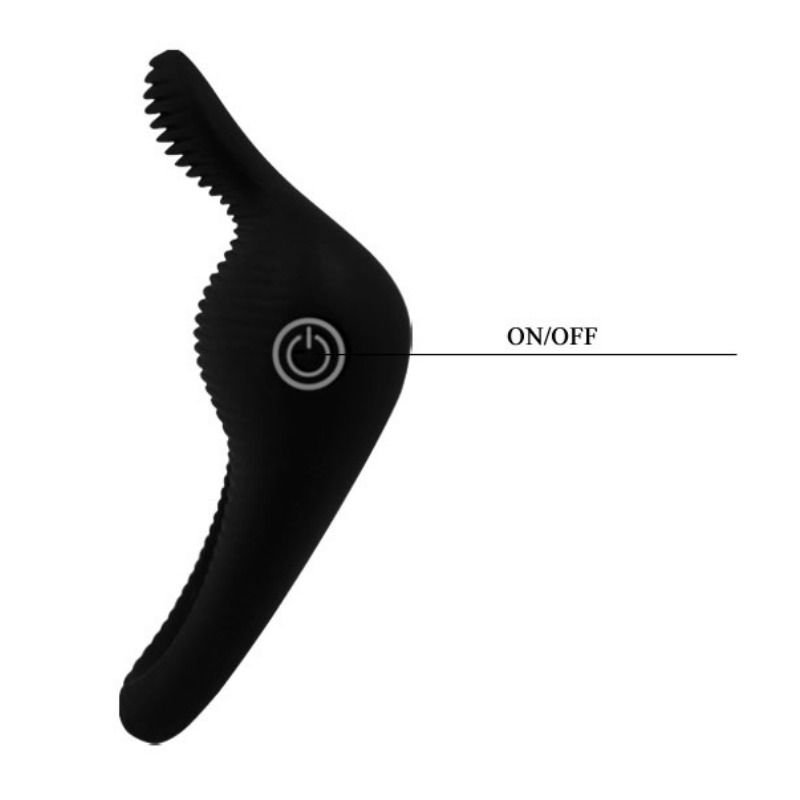 Fingerhut schwarzer Vibrationsring