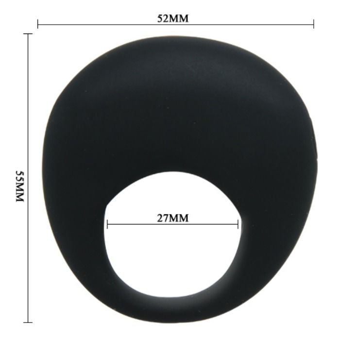 Trap Ring Vibrator schwarz
