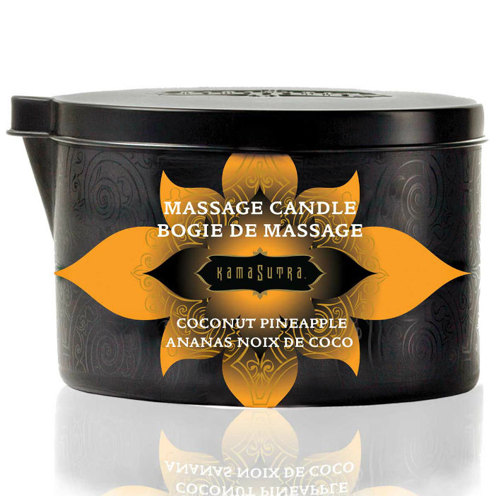 Kokosnuss- und Ananas-Massagekerze 170gr
