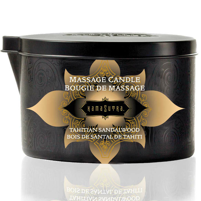 Vanille- und Sandelholz-Massagekerze 170 gr
