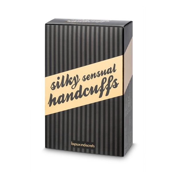 Die kleinen sinnlichen Seidenhandschellen-Bonbons