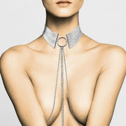 Metallic Desire Silber Metallic Halskette
