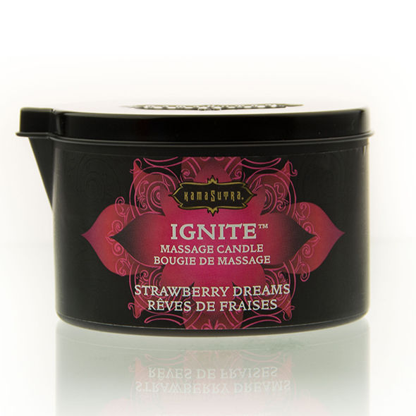 Erdbeerträume Massagekerze 170g