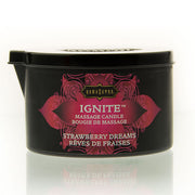 Erdbeerträume Massagekerze 170g
