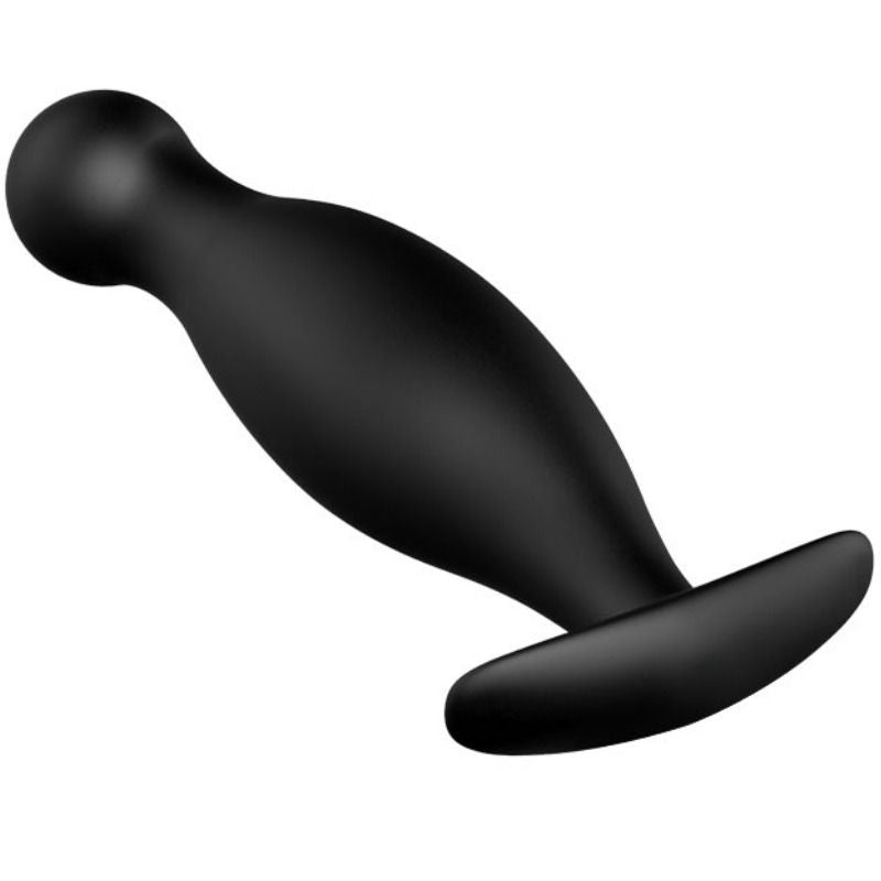 Silikon Analplug e 11,7 cm schwarz