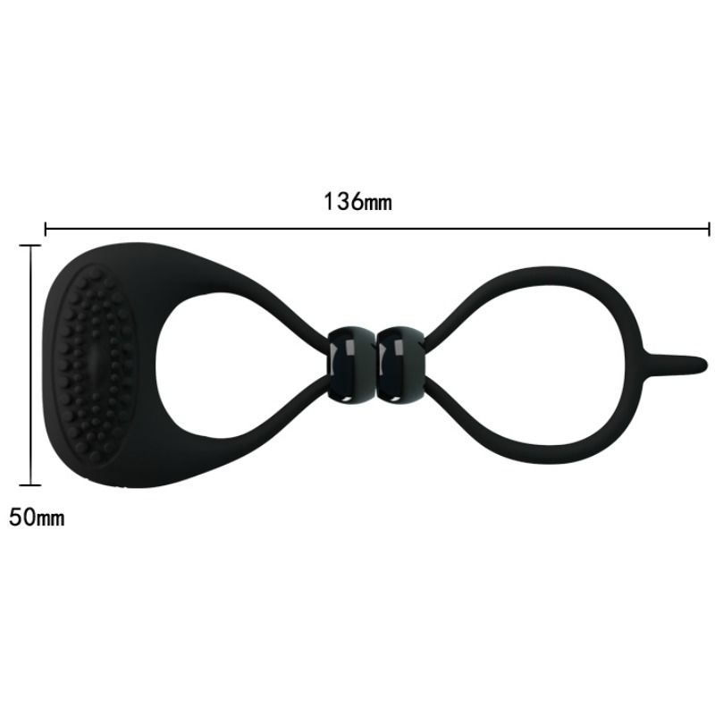 Doppelring für Penis und Hoden