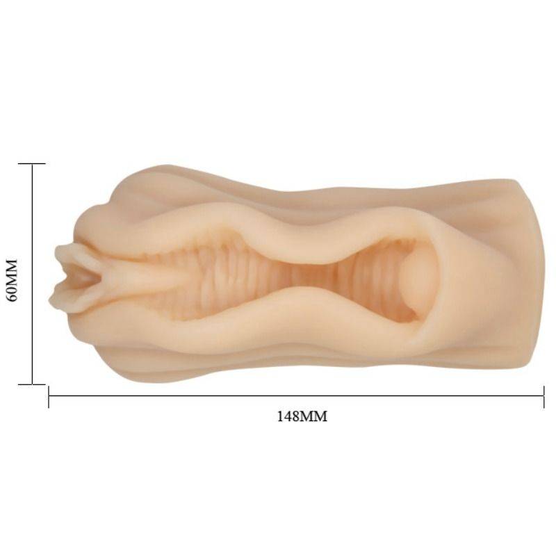 Mini-Masturbator im Design der männlichen Vagina-Lippen