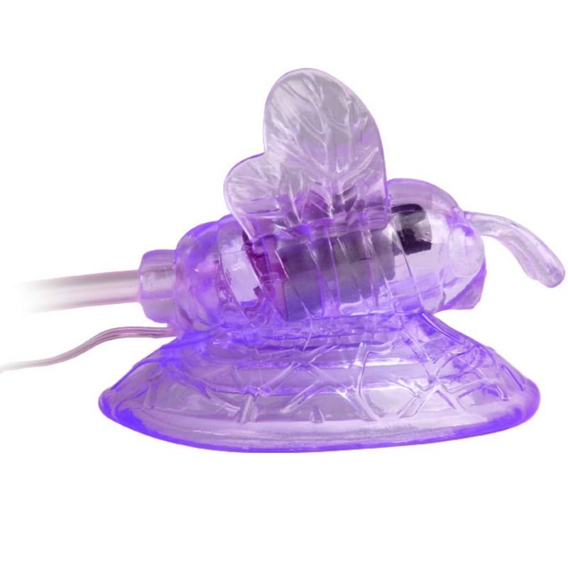Lila vibrierender Klitorisstimulationsschmetterling