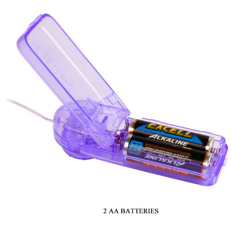 Lila vibrierender Klitorisstimulationsschmetterling