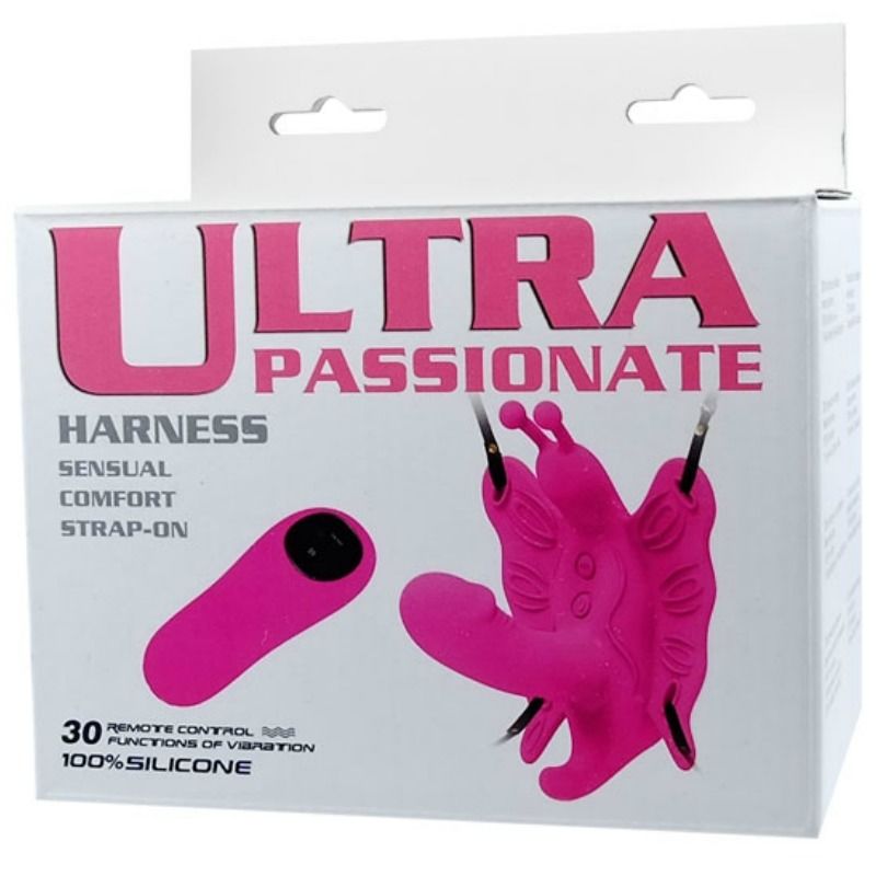 Ultra Passionate Schmetterlingsgeschirr mit Fernbedienung