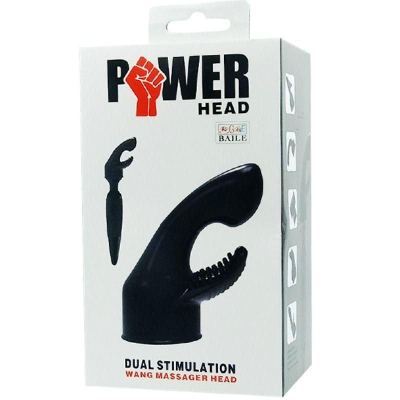 Power Head, austauschbarer Kopf zur Massagestimulation des Gynopunkts und der Klitoris