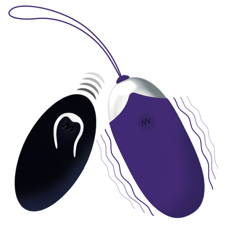Flippy II Vibrierendes Ei mit Fernbedienung Lila