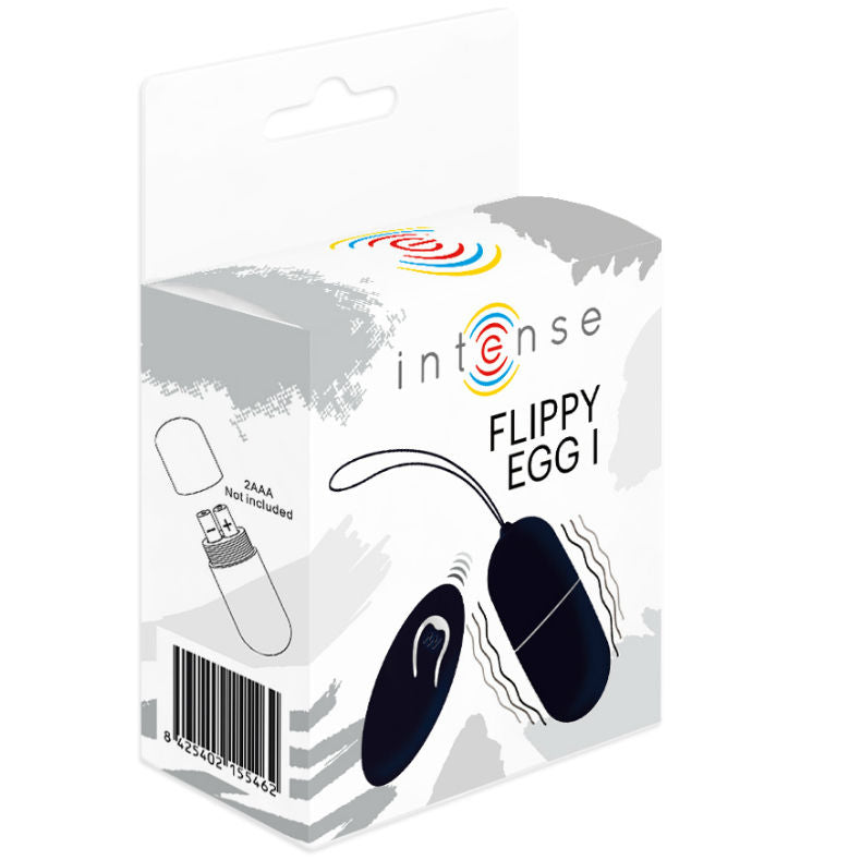 Flippy i Vibrierendes Ei mit Fernbedienung Schwarz