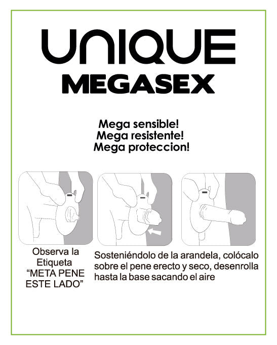 Megasex latexfreie Sensitive-Kondome 3 Einheiten