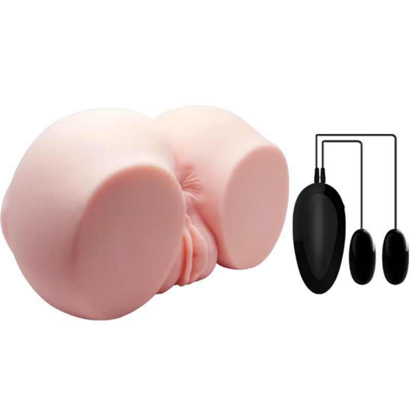 Realistische Vagina und Anus mit Vibration