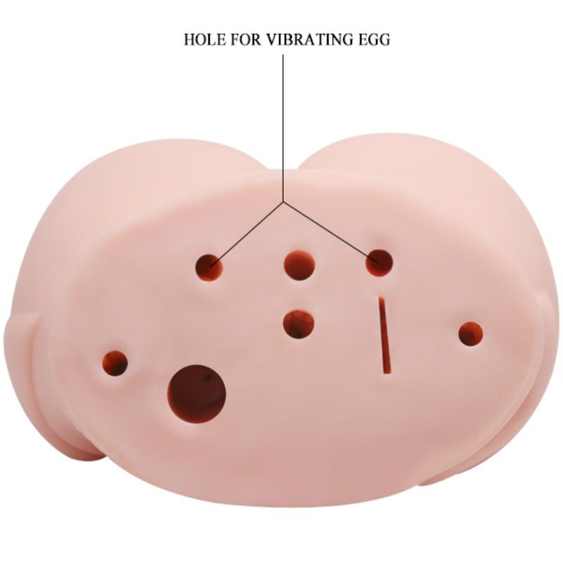 Realistische Vagina und Anus mit Vibration