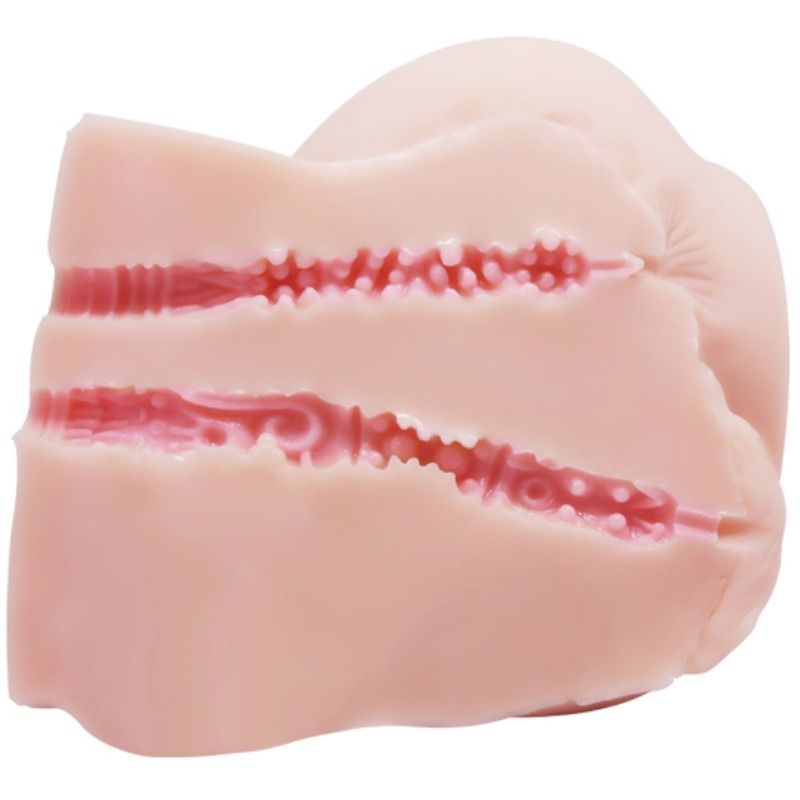 Realistische Vagina und Anus mit Vibration