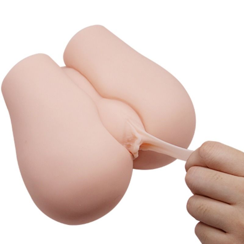 Realistische Vagina und Anus mit Vibrationsposition 3