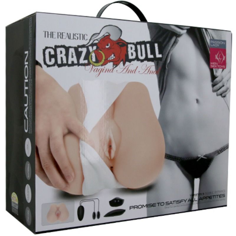 Realistische Vagina und Anus mit Vibrationsposition 3