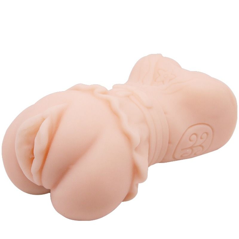 Waterskin Vagina-Masturbator mit vibrierenden Kugeln