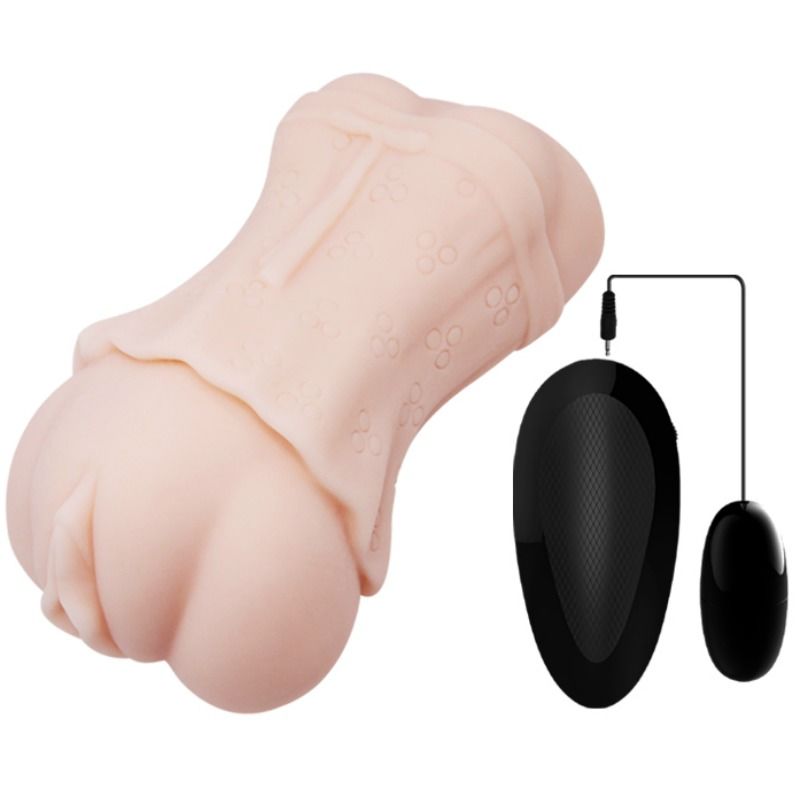Water Skin Vagina Masturbator mit vibrierendem Bullet 2