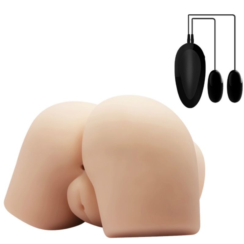 Realistische Vagina und Anus mit Vibrationsposition 4