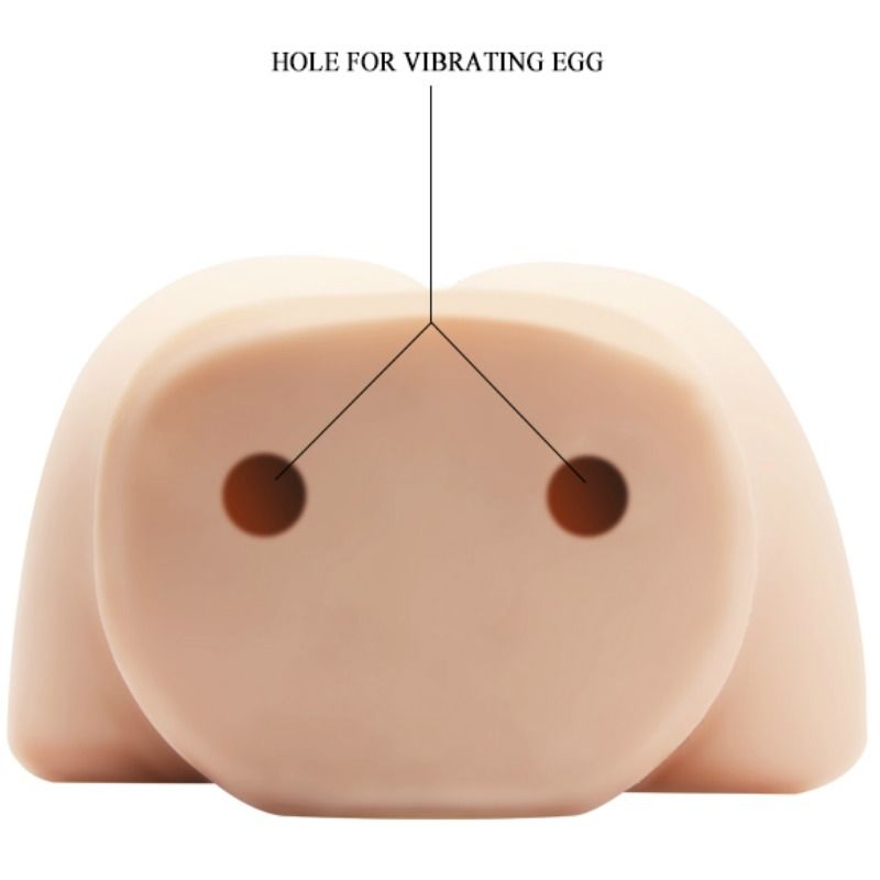 Realistische Vagina und Anus mit Vibrationsposition 4