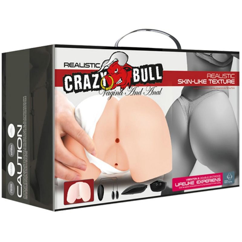 Realistische Vagina und Anus mit Vibrationsposition 4