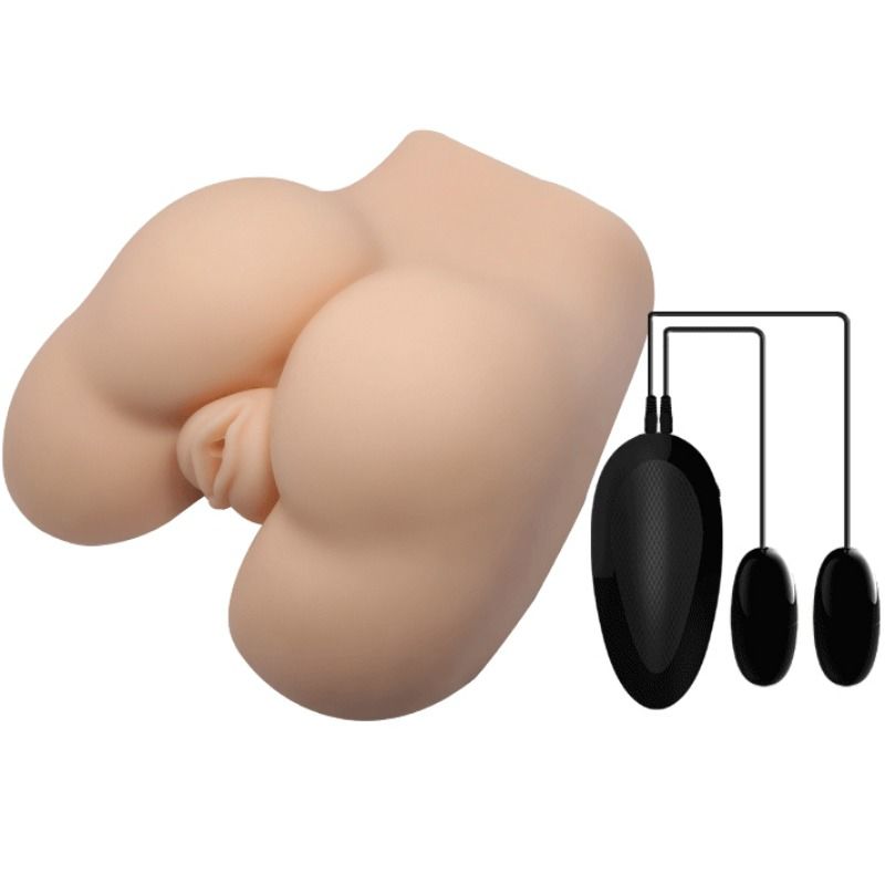 Realistische Vagina und Anus mit Vibrationsposition 5
