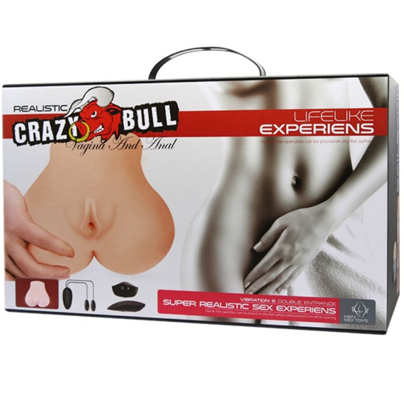 Realistische Vagina und Anus mit Vibrationsposition 7