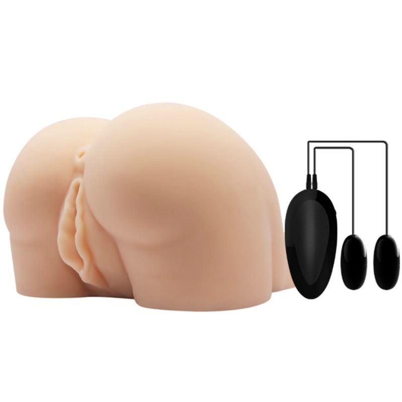Realistische Vagina und Anus mit Vibrationsposition 8