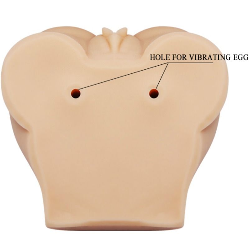Realistische Vagina und Anus mit Vibrationsposition 8