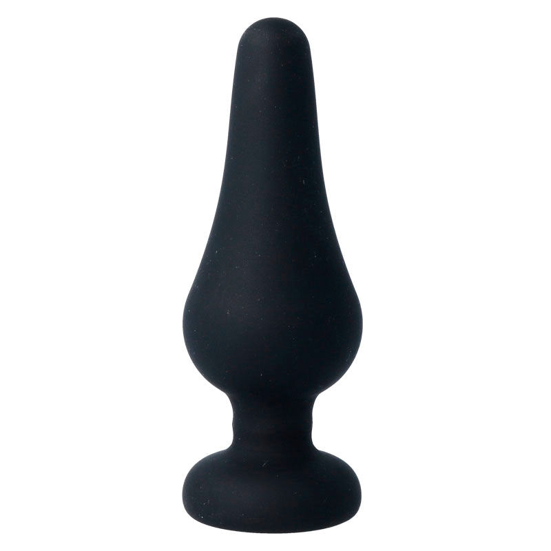 Pipo l schwarzer Silikon-Analplug 13 cm