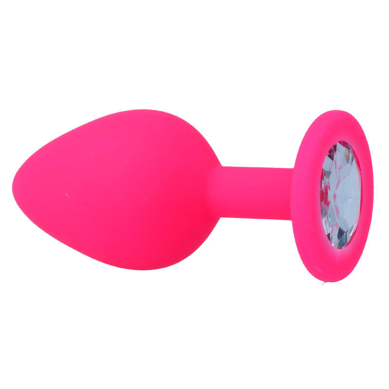 Analplug Shelki M in Fuchsie