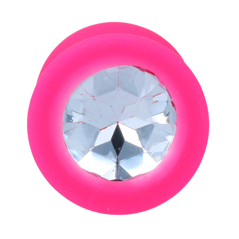 Analplug Shelki M in Fuchsie