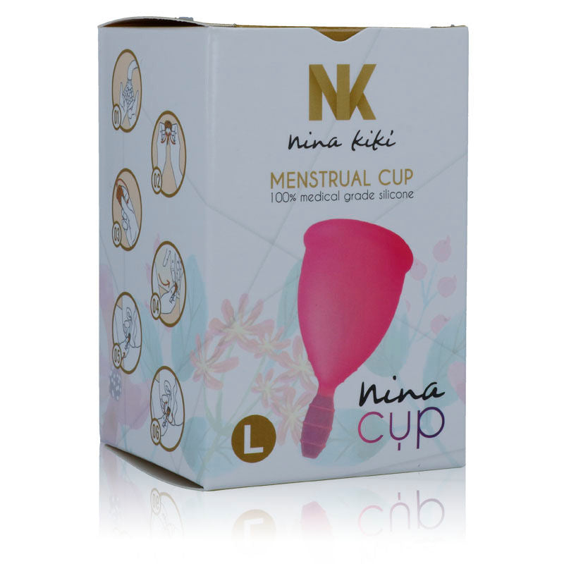 Rosa Menstruationstasse - Größe L