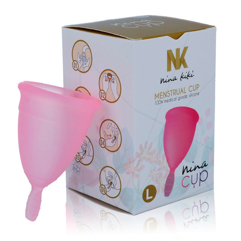 Rosa Menstruationstasse - Größe L