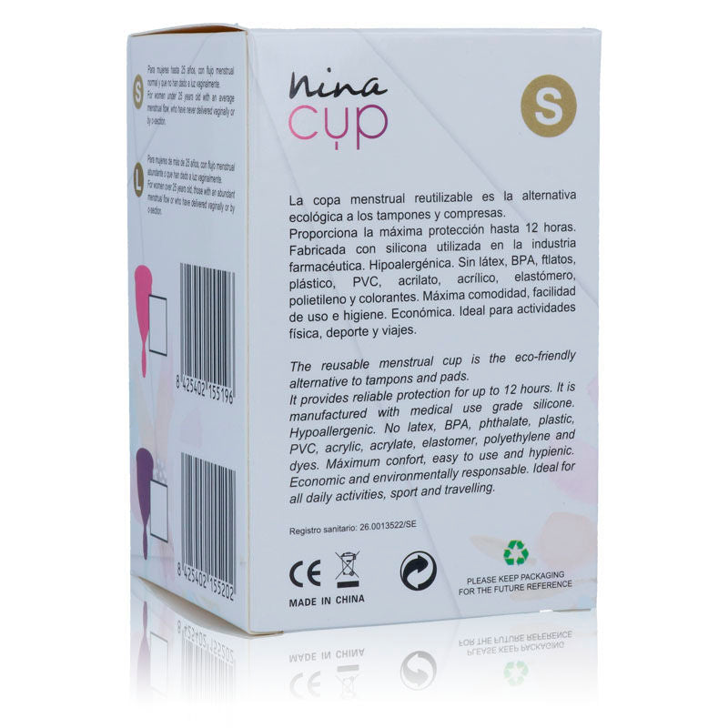 Rosa Menstruationstasse - Größe S