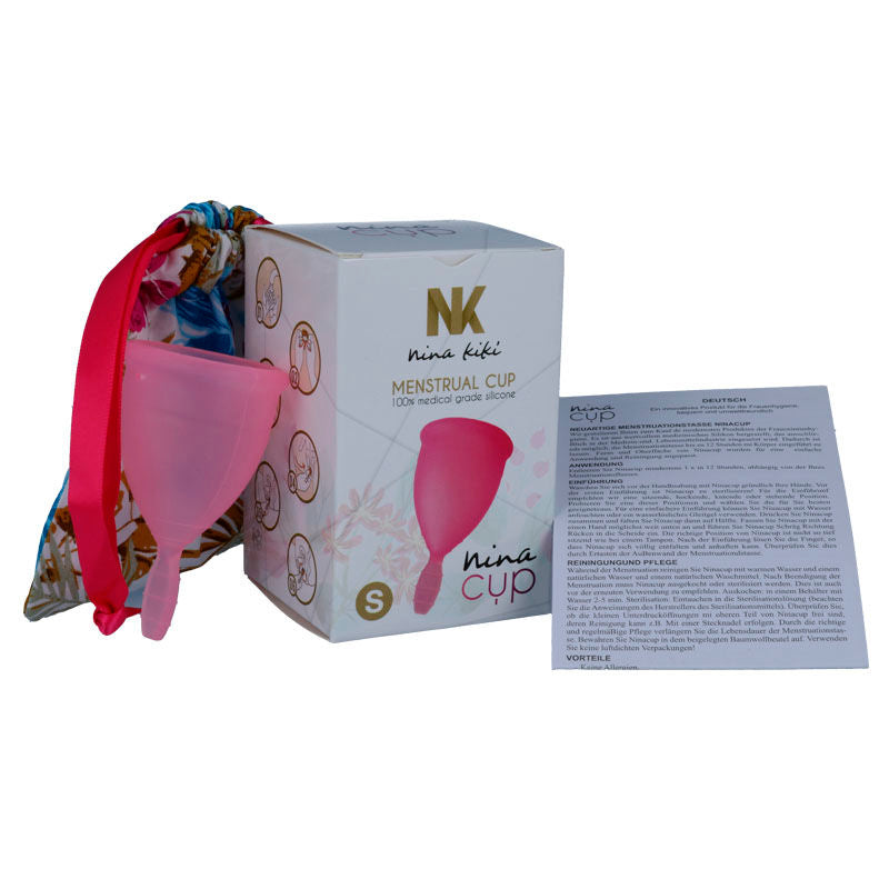 Rosa Menstruationstasse - Größe S